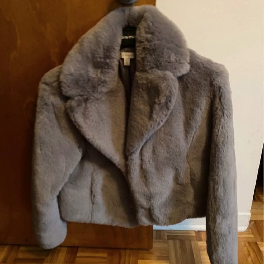 Topshop Fur Coat